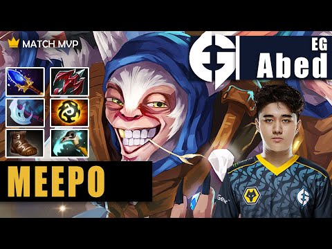 Meepo Mid | EG.Abed | WORLD'S BEST MEEPO PLAYER - ABED TOP 1 MEEPO GUIDE | 7.31b Gameplay Highlights