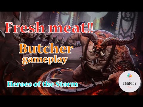 Fresh meat!!! The Butcher gameplay | heroes of the storm gameplay 2020  HotS gameplay game tutorial