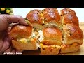 No Oven, Crispy Pav Pizza loaded with Cheese | Cheesy Pav Pizza Recipe | पैन में बनाए पाव प