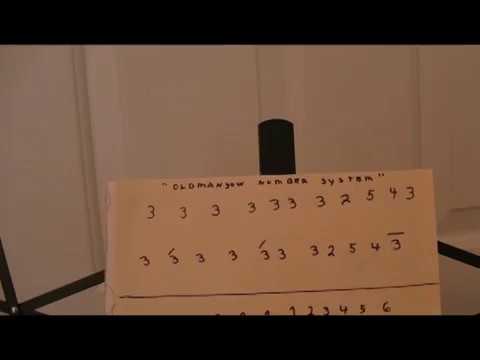 MY "Short Hand Way" to Write Down Native American Flute Music, Part 1 BY oldmanyow