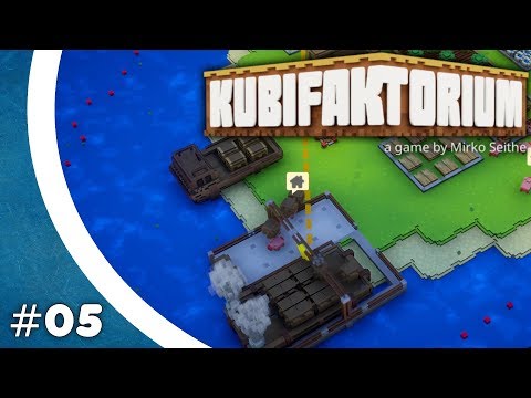 Import/Export von Rohstoffen per Schiff! - Let's Play Kubifaktorium 05/01 [Gameplay Deutsch German]