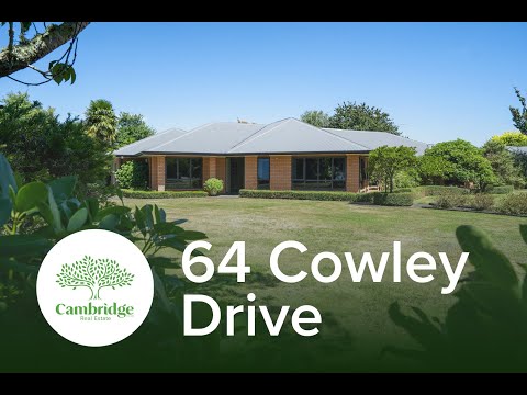 64 Cowley Drive, Cambridge, Waikato, 4房, 2浴, House