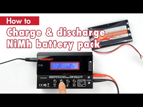 How to charge and discharge a NiMH battery pack with Tenergy's TB6B (with voice-over)