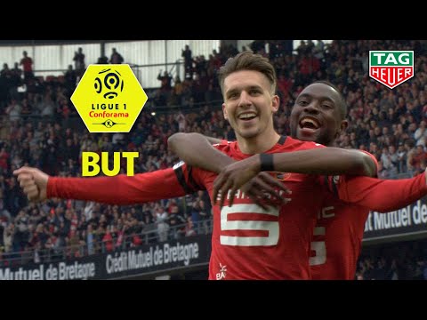 But Adrien HUNOU (9') / Stade Rennais FC - AS Monaco (2-2)  (SRFC-ASM)/ 2018-19
