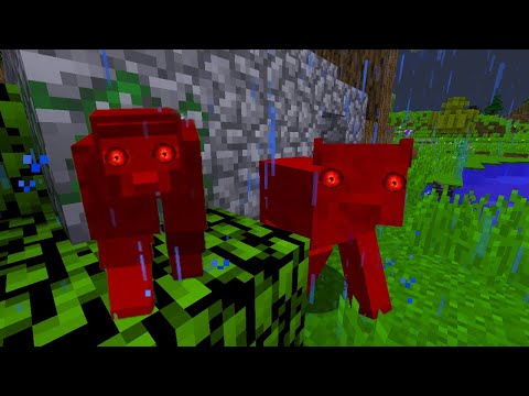 Minecraft, but the mobs are cursed