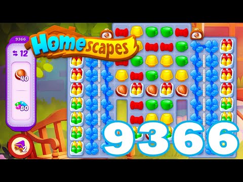 Homescapes Level 9366 HD | 3 - match puzzle game | Gameplay Walkthrough | android | GameGo Game IOS