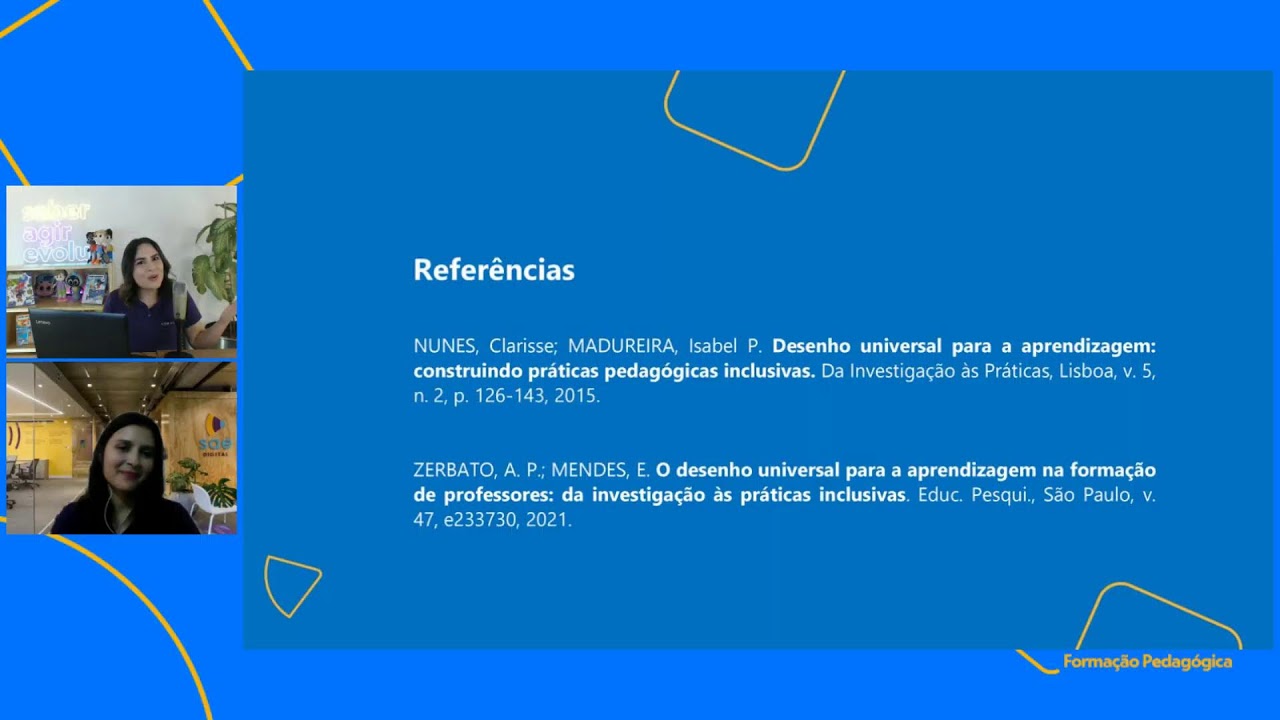 Semana de Formação Pedagógica - Educação Inclusiva: como assegurar a aprendizagem?