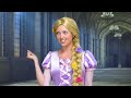 DISNEY PRINCESS MAGIC SUPERPOWERS. (Rapunzel, Elsa, Belle, Tiana, Anna vs Maleficent and Gaston)