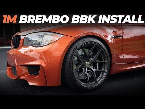BMW 1M: Brembo GT BBK Install