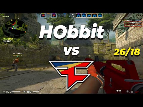 CSGO POV Cloud9 HObbit (23/18) vs FaZe (ancient) @ ESL Pro League Season 17 - Grand final