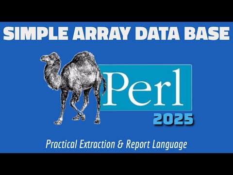 Perl Tutorial: Creating Your First Database Project (Beginner-Friendly) 2025