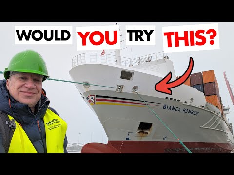 I Spent One-Week on a Container Ship in Northern Europe.  Would YOU Try This?