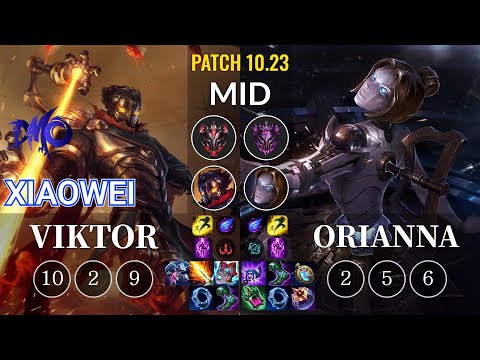 DMO Xiaowei Viktor vs Orianna Mid - KR Patch 10.23