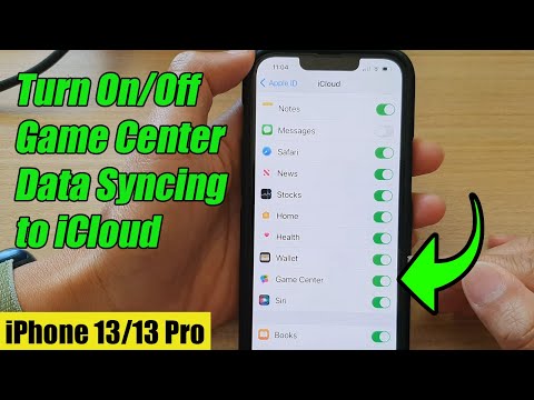 iPhone 13/13 Pro: How to Turn On/Off Game Center Data Syncing to iCloud