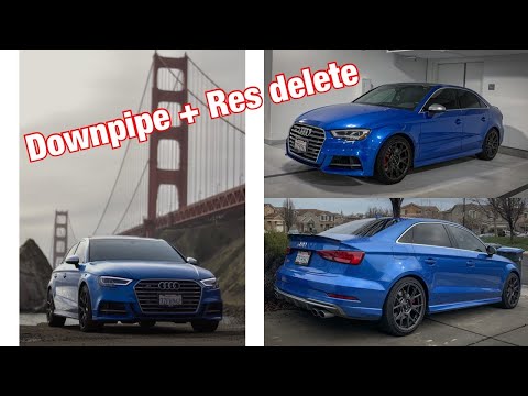 Audi S3 Downpipe + Res Delete