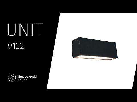 Світильник вуличний Nowodvorski 9122 Unit LED 2x5W 3000K 727Lm IP54 Bl