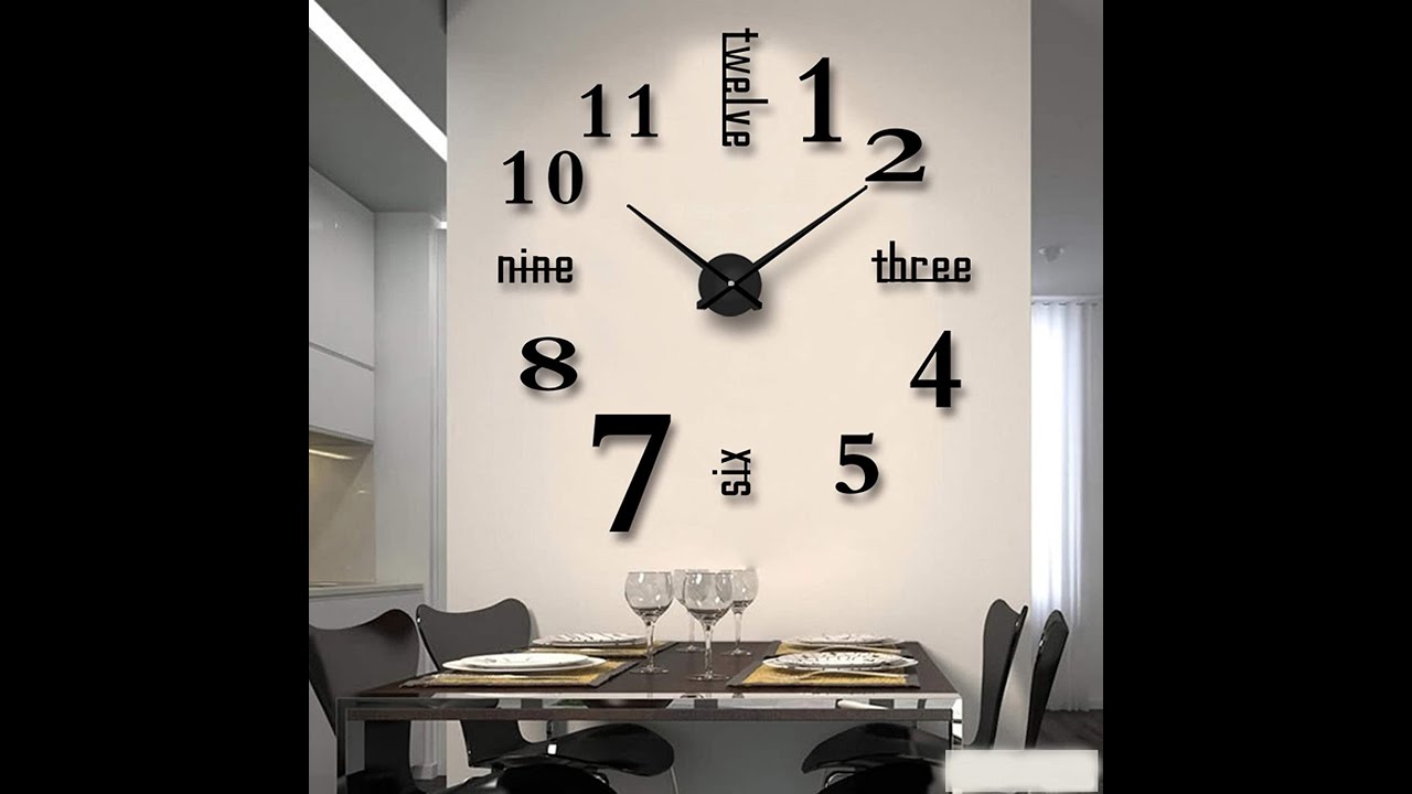 Como instalar un reloj de pared fácil.