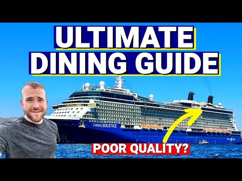 The Ultimate Celebrity Solstice Dining & Food Review 2023