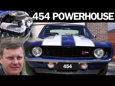 1969 Chevy Z28 Camaro with an early GM Performance 454 LS7 Crate engine