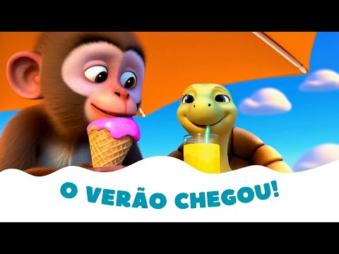 🌞 O Verão Chegou! | Música Infantil Animada sobre o Verão | Canções Educativas para Crianças 🎶