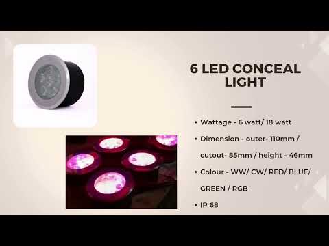 Concealed Flush-Mount Submersible Pool Fixture