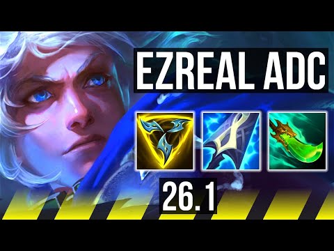 EZREAL & Blitzcrank vs JINX & Leona (ADC) | 57K damage, 4k gold comeback | KR Master | 26.1