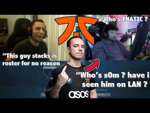 NRG s0m & FNS about FNATIC All Star ROSTER for Franchise League 2023