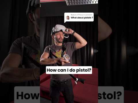 How to swap any gun to a pistol in VR 🤔#metaquest3 #gaming #vrgunstock #vr