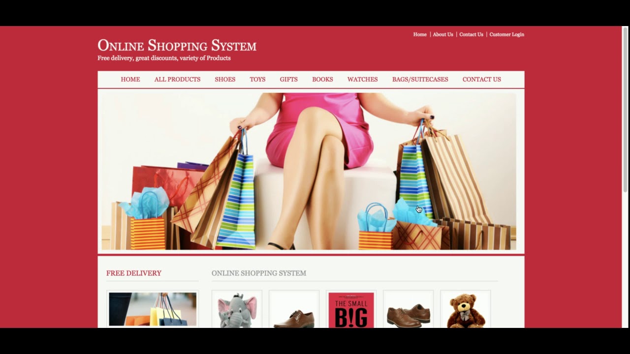 Online Shopping System | Java JSP Servlet Project Tutorial | Java JSP CRUD Project