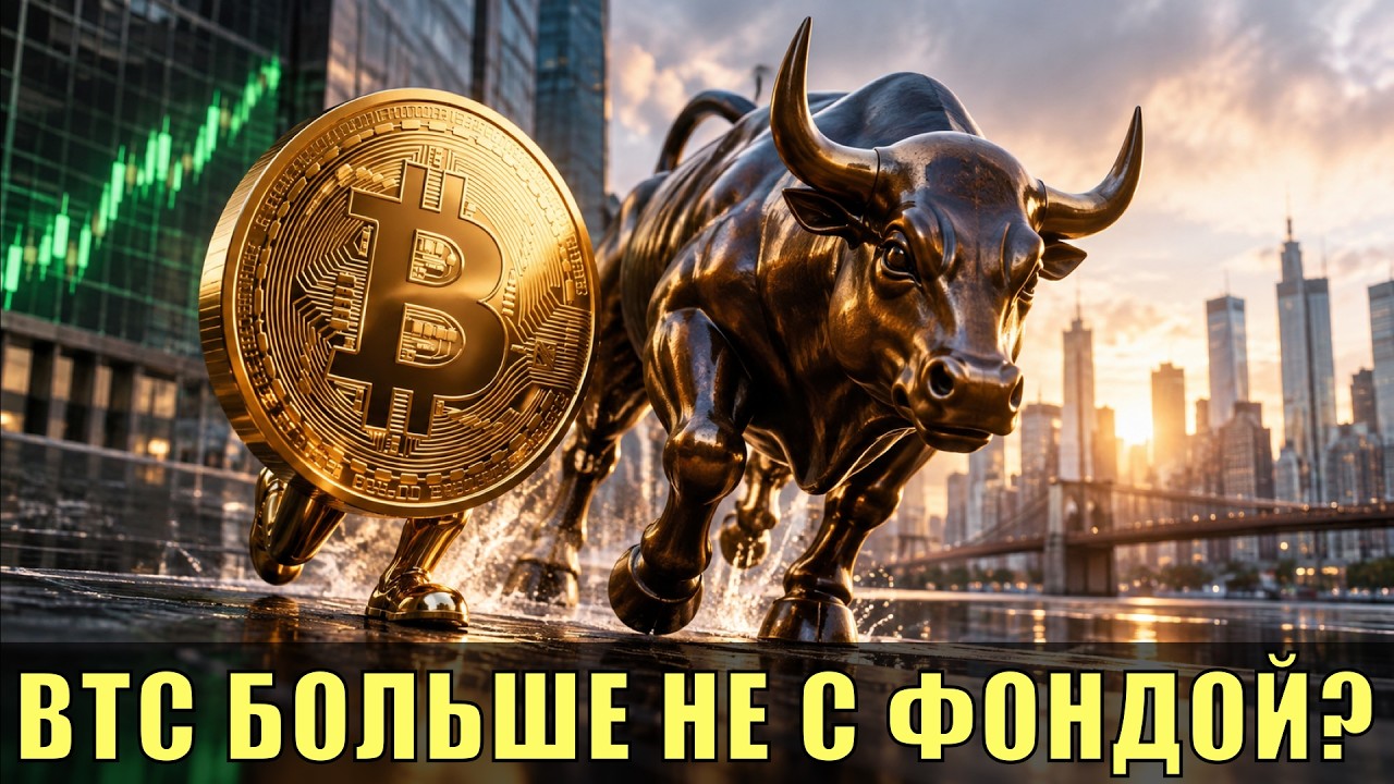Биткоин следует за фондовым рынком? Вот что показали данные.