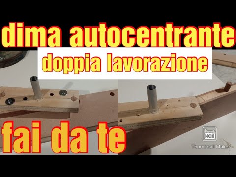 How to make a self-centering jig for drilling sides and bases with a single jig