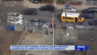 14-year-old NJ boy arrested for bringing loaded gun to school