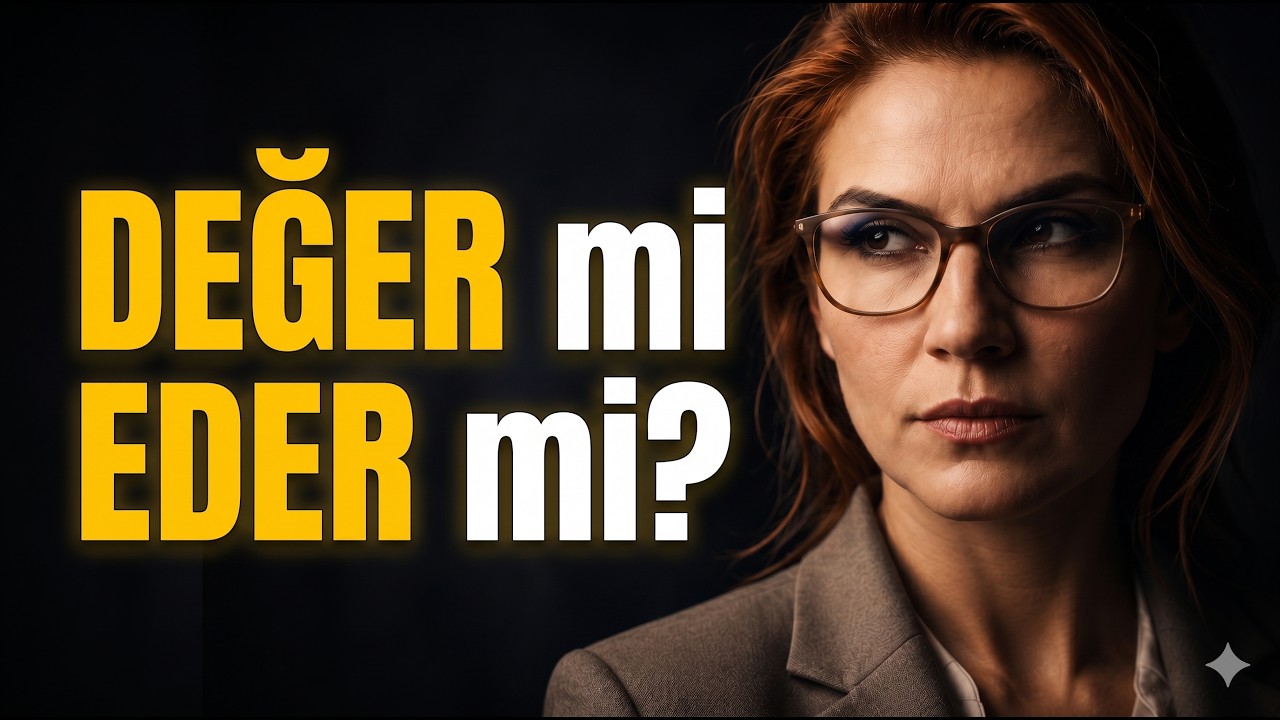DEĞER Mİ? EDER Mİ?