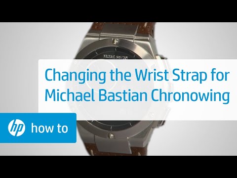Michael Bastian Chronowing Engineered by HP - Changing the Wrist Strap