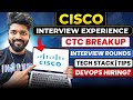 My Cisco DevOps SRE Interview Experience Offer Letter Salary Interview Coding Questions Goodies