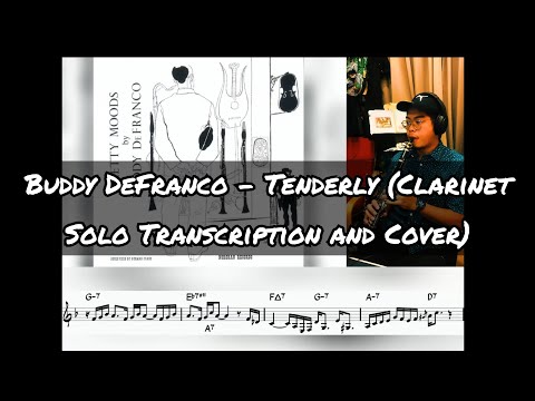 Buddy DeFranco - Tenderly(Clarinet Solo Transcription and Cover)