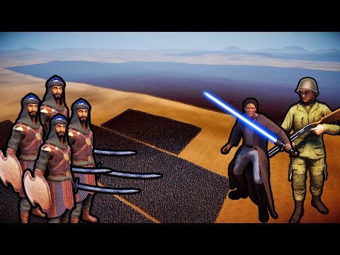 20 MILLION PERSIANS vs 60,000 JEDI KNIGHTS + 100,000 AMERICAN SOLDIER SHOTGUN | UEBS 2