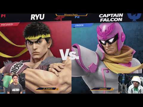 Smash Ultimate @ UCI #33 - BTH | Lt. Surge (Ryu) vs Jingen (Falcon) [W. Quarters]