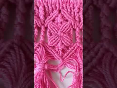 Barrado de toalha em Macramê