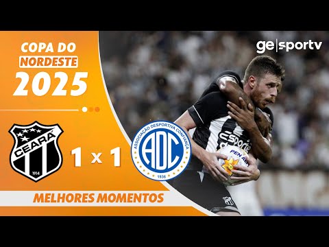 Gols e lances de Ceará x Confiança-SE