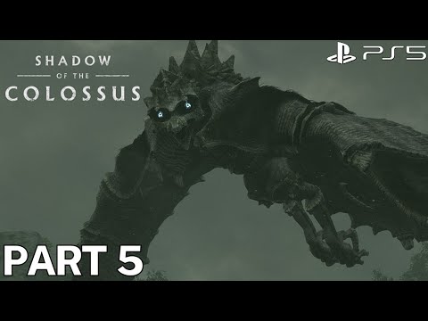 Shadow Of The Colossus (PS5) 4K HDR - Gameplay Part 5 - Avion - 5th Colossus Boss Fight