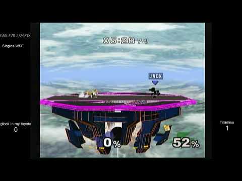 GSS 70 SSBM - glock in my toyota (Mr. Game & Watch) vs. HoG | Tiramisu (Fox) - Melee WSF