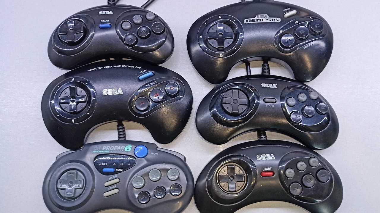 Джойстики SEGA, разновидности, обзор, ремонт!