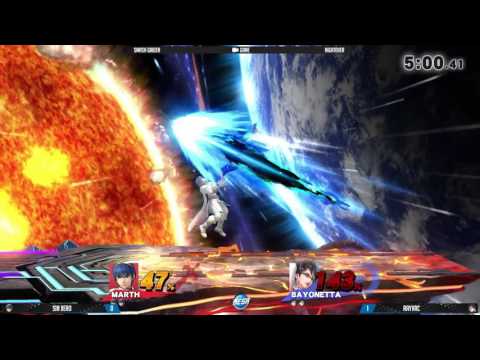 Smash Gaiden: NightOver Winners R3 SIN-Xero (Marth) VS Rayvrc (Bayonetta)