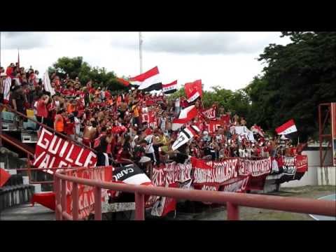 "LOS DEMONIOS ROJOS en Guanare - Llaneros FC Vs Caracas FC l TA2013 l 18-08-2013" Barra: Los Demonios Rojos • Club: Caracas