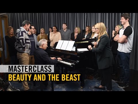 Beauty and the Beast - Masterclass with Alan Menken + Luke Evans and Josh Gad sing "Gaston" - Pathé