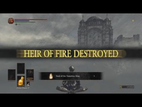Dark Souls 3 - Nameless King vs Ledo’s Great Hammer