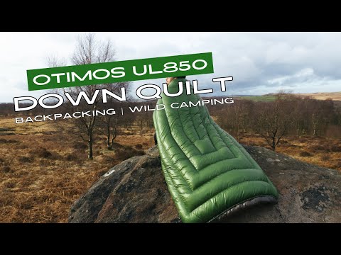 Otimos UL850 Hybrid Down Quilt | 4-Season Backpacking & Wild Camping Sleeping Bag