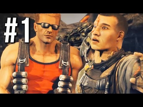 BULLETSTORM FULL CLIP EDITION DUKE NUKEM Gameplay Walkthrough Part 1 - OUT OF GUM (no commentary)