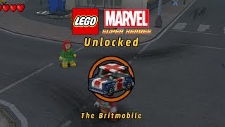 Lego Marvel-Unlock Britmobile-1st Captain Britain mission